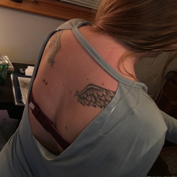 NWOT VS PINK open back tee - Picture 2 of 5